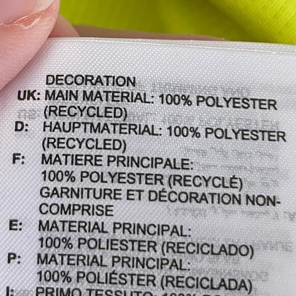 Reebok Athletic HT3711 Pull On Running Shorts Navy + Florescent Yellow Sz S NWT - Picture 11 of 12